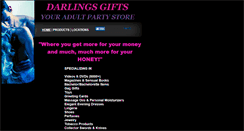 Desktop Screenshot of darlingsgifts.com